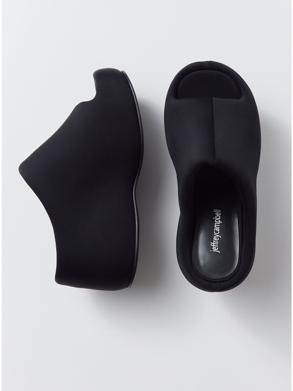 Black Jeffrey Campbell Cruiser Platform Slide Sandals - Picture 7 of 9
